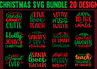 Christmas svg bundle t shirt design template