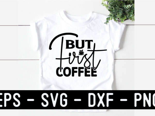 Coffee svg t shirt design template