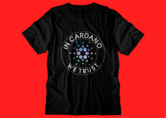 crypto cardano t shirt design svg graphic vector, ada cryptocurrency logo