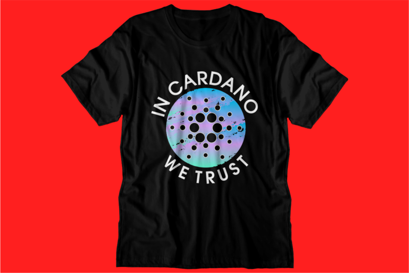 crypto cardano t shirt design svg graphic vector, ada cryptocurrency logo