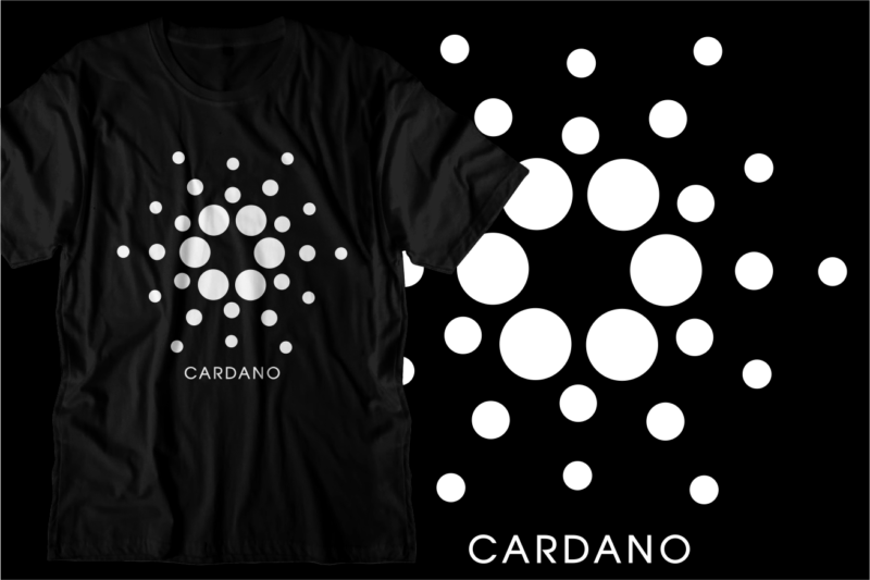 crypto cardano t shirt design bundle svg,crypto cardano t shirt design svg graphic vector, ada cryptocurrency logo