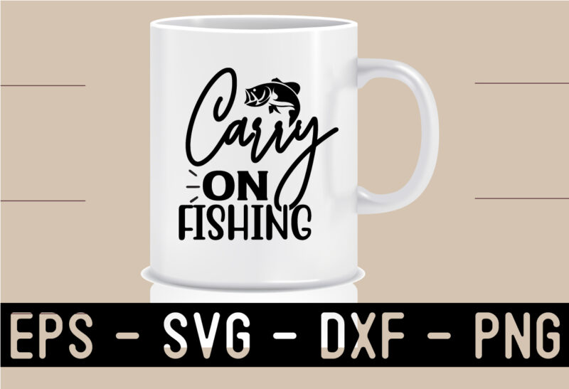 Fishing SVG T shirt Design Template