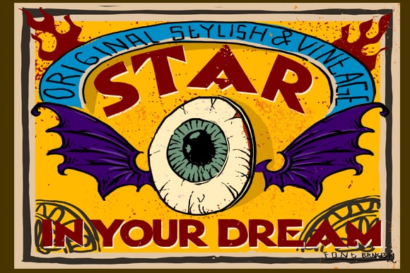 Star-in your dream t shirt template vector Star-in your dream t shirt template vector