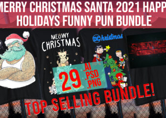 Merry Christmas Santa 2024 Happy Holiday Ugly Christmas Sweater Funny Pun Bundle