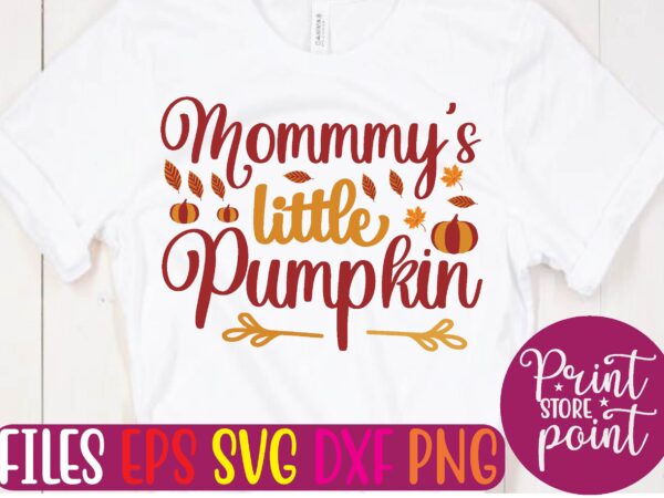 Mommmy’s little pumpkin graphic t shirt