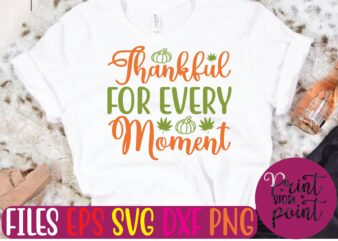 Thankful for Every Moment graphic t shirt