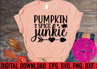 pumpkin spice junkie graphic t shirt
