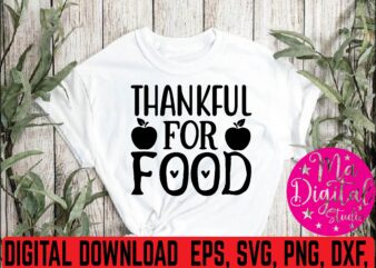 thankful for food t shirt template