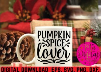 Pumpkin spice lover t shirt template