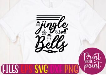 jingle Bells t shirt vector illustration