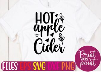 HOT apple Cider t shirt template
