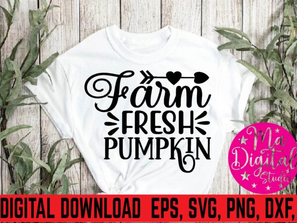 Farm frest pumpkin t shirt template