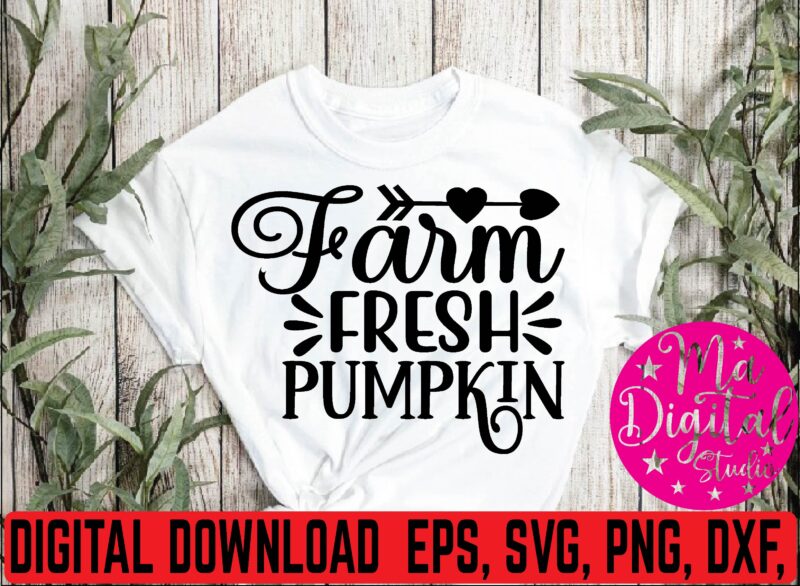 Farm frest pumpkin t shirt template