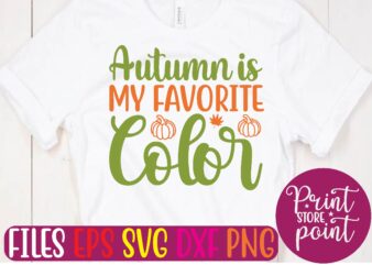 Autumn is My Favorite Color graphic t shirt