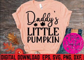 Daddy’s little pumpkin graphic t shirt