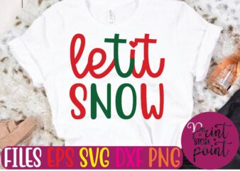 letit snow a t shirt template