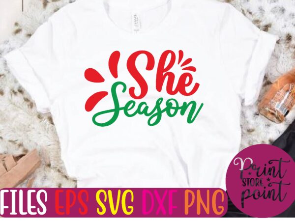 She season t shirt vector illustration