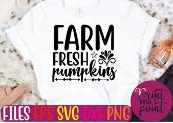 FARM FRESH PUMPKINS graphic t shirt