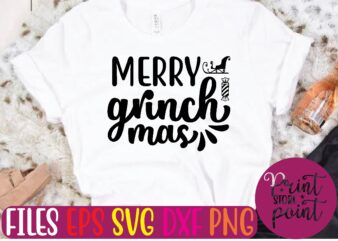 Merry grinch mas t shirt vector illustration