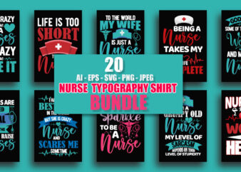 Nurse t shirt design, Nurse t shirt design bundle, Nursing t shirt design bundle, Typographic nursing t shirt with graphics, Nurse lettering t shirt, Nurse quotes lettering design, Nurse svg