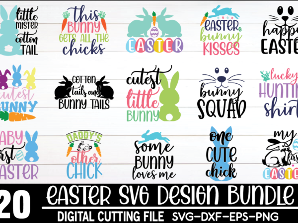 Easter svg bundle vector t shirt design