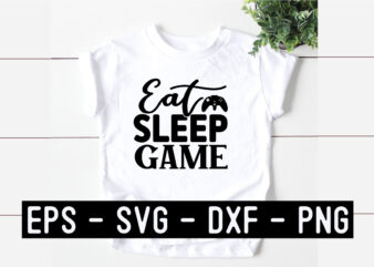 Game SVG T shirt Design Template