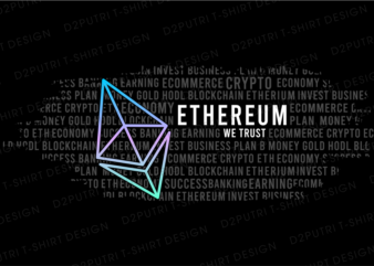 crypto ethereum t shirt design svg graphic vector, eth cryptocurrency logo