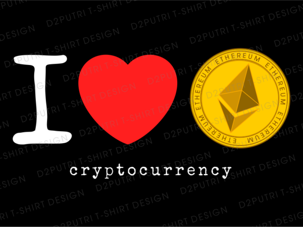 crypto ethereum t shirt design svg graphic vector, eth cryptocurrency logo  - Buy t-shirt designs