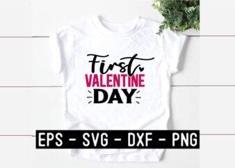 valentine SVG T shirt Design Template