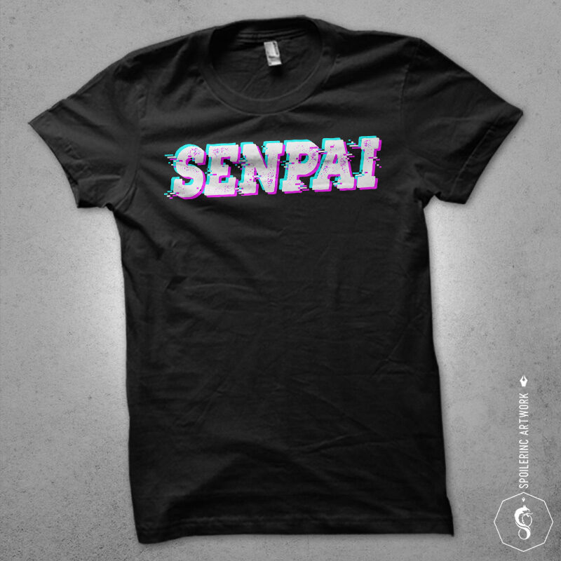 senpai glitch logo