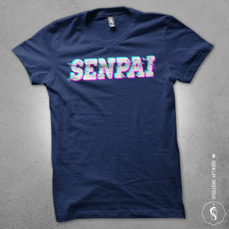 senpai glitch logo