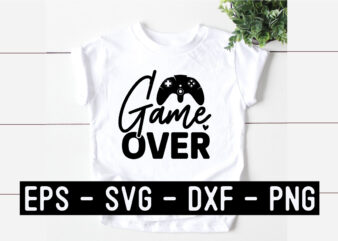 Game SVG T shirt Design Template