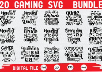 Gaming SVG Bundle,Gaming Quotes SVG Bundle,Gaming Cut Files t shirt design template