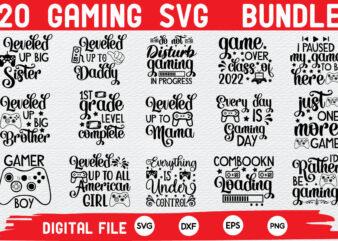 Gaming SVG Bundle,Gaming Quotes SVG Bundle,Gaming Cut Files