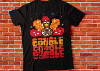 GOBBLE GOBBLE thanks giving Christmas style sweatshirt print, christmas design