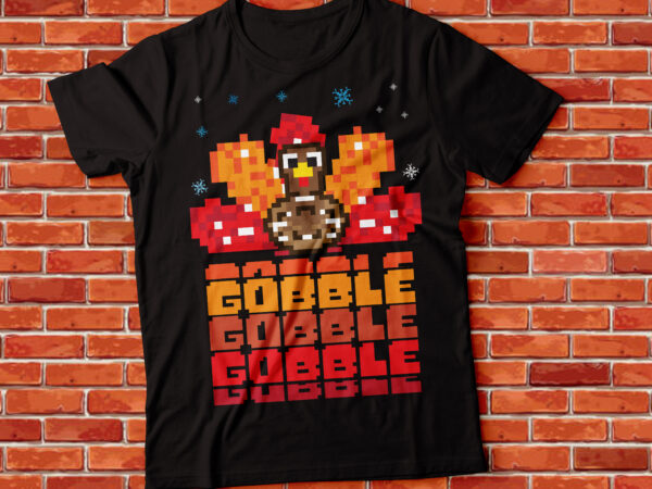 Gobble gobble thanks giving christmas style sweatshirt print, christmas design