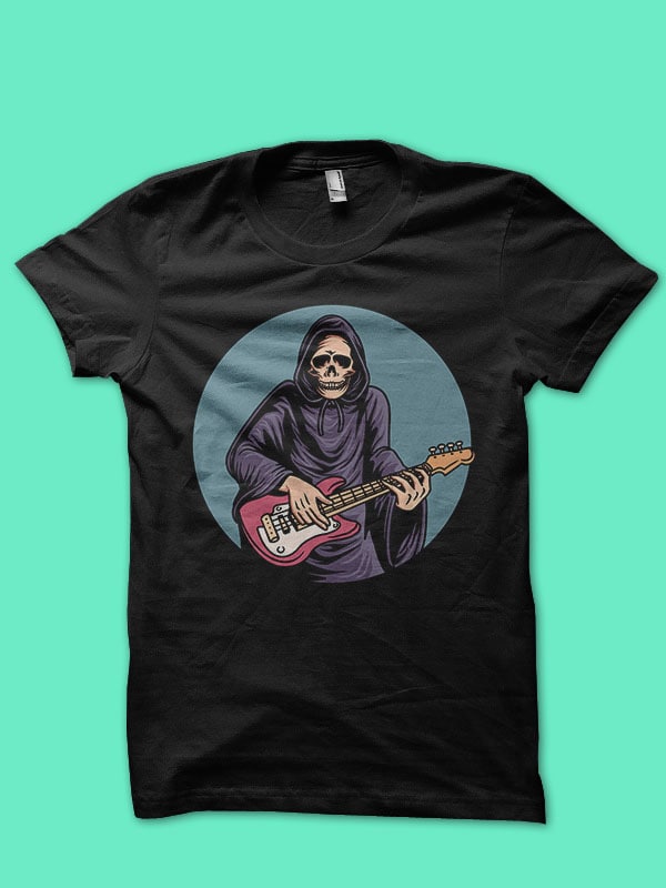 grim reaper t-shirt design bundle