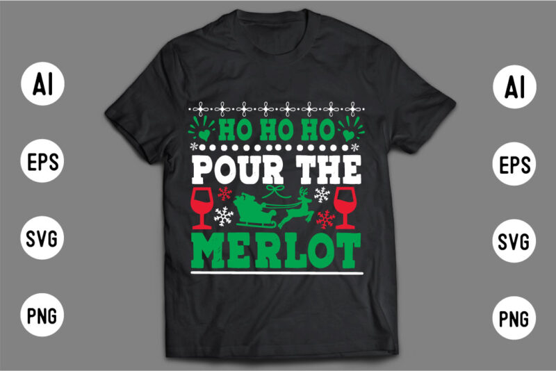 Christmas T shirt Design Bundle