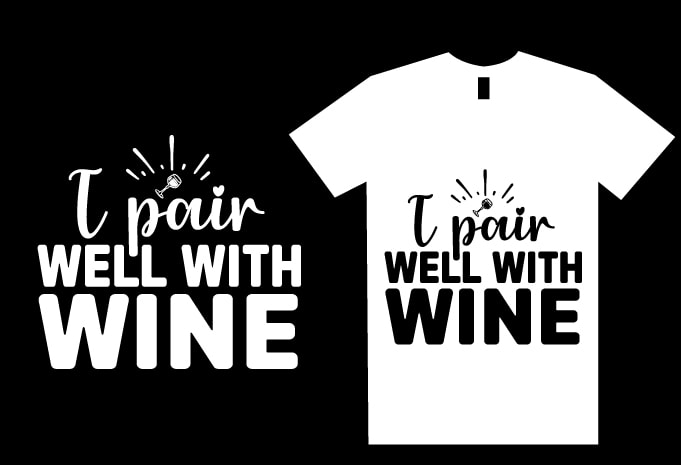 Wine SVG T shirt Design Bundle