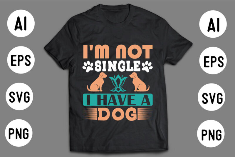 DOG T shirt Design Template