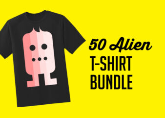 50 Confused Alien T-shirt Bundle