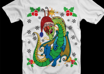 Baby Dragon Christmas tshirt designs template vector, Dragon Christmas, Dragon, Merry Christmas Svg, Merry Christmas vector, Merry Christmas logo, Christmas Svg, Christmas vector, Christmas Quotes, Funny Christmas, Christmas Tree Svg,