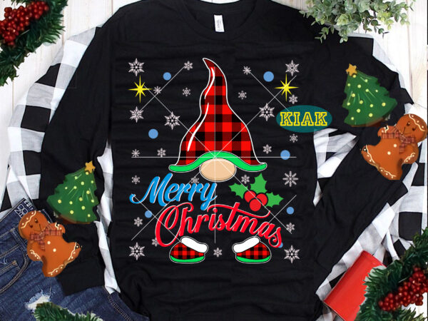 Merry christmas gnomes t-shirt template vector, gnomes buffalo plaid, gnomies christmas, gnomes merry christmas, buffalo gnomies, gnomies png, gnomes svg, gnomes svg, santa claus gnomes, merry christmas svg, merry christmas