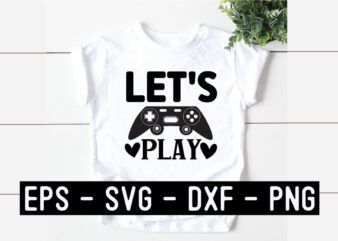 Game SVG T shirt Design Template