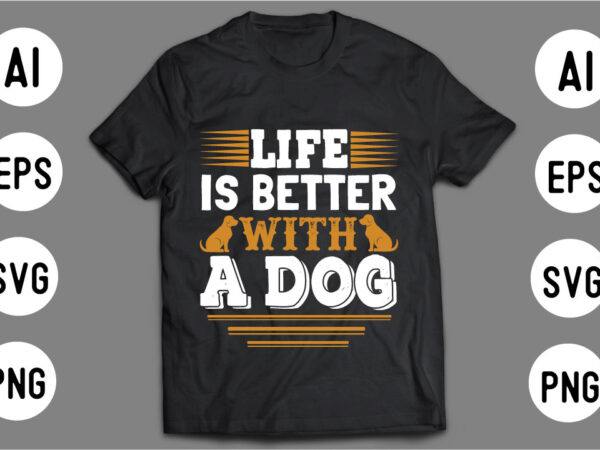 Dog t shirt design template