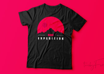 MARS Expedition | Latest and unique t shirt design for sale