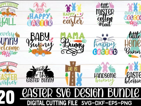 Easter svg bundle vector t shirt design