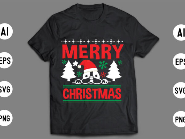 Christmas t shirt design template