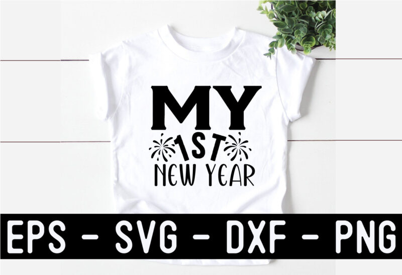 New Year SVG T shirt design Bundle