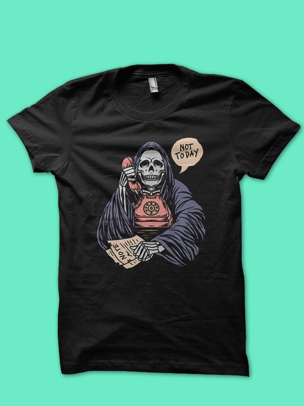 grim reaper t-shirt design bundle